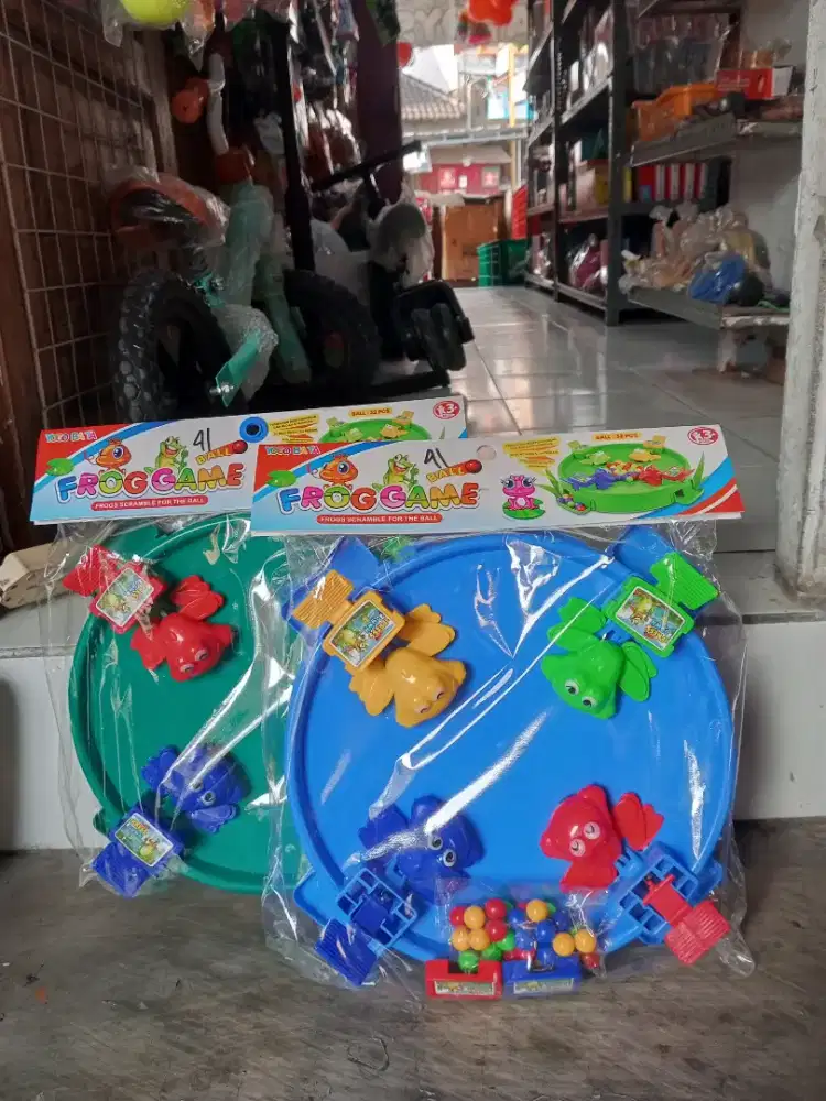 Mainan Anak Frog eat ball 4 arah