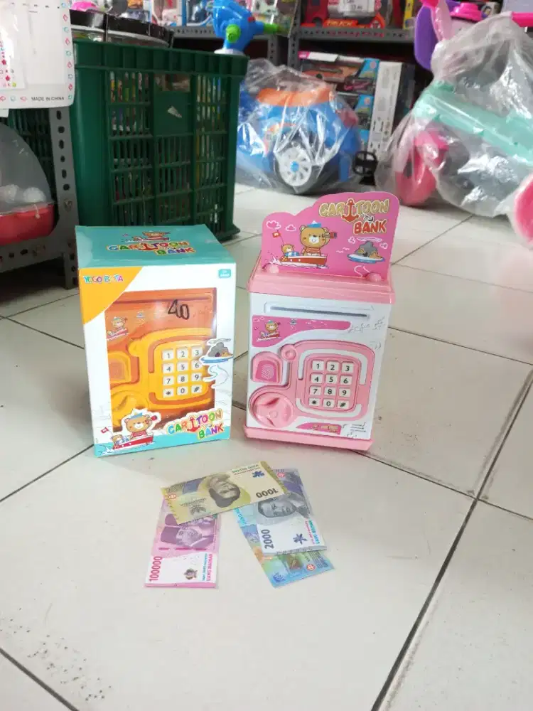 Mainan Anak Brangkas atm menabung