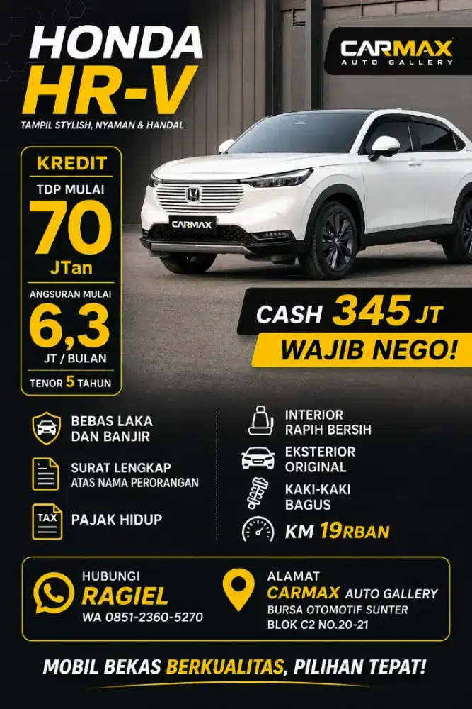 All New Honda HRV SE 2024 Istimewa!