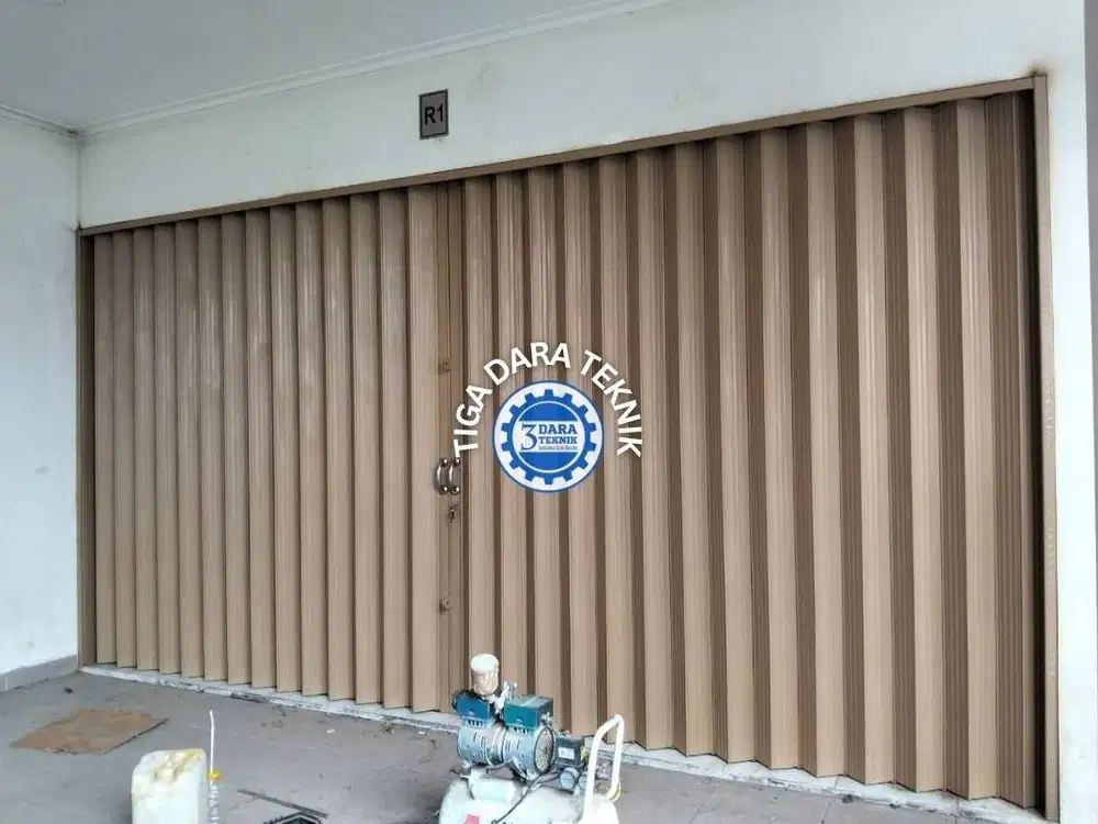 JUAL DAN PASANG FOLDING GATE, PINTU RUKO SLIDING TIGA DARA TEKNIK