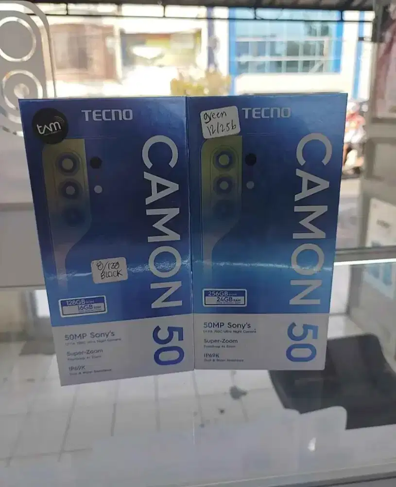 Tecno Camon 50 series segelbox resmi