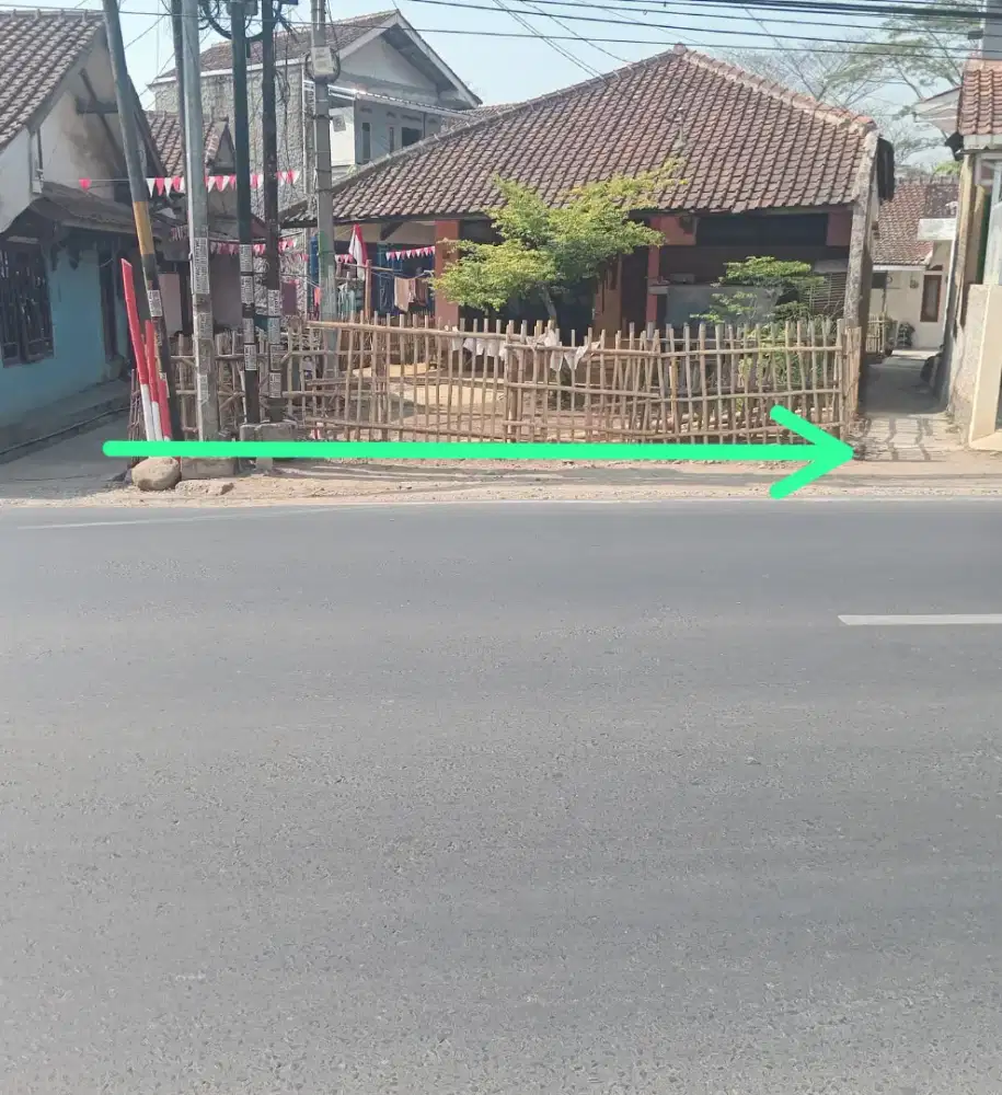 JUAL TANAH BONUS RUMAH PINGGIR JALAN PROVINSI