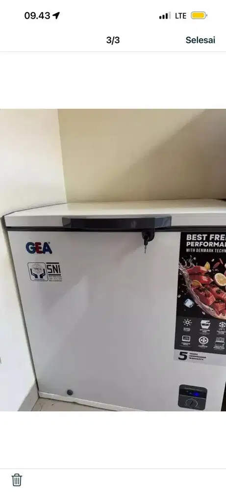 GEA FREEZER BRAND NEW