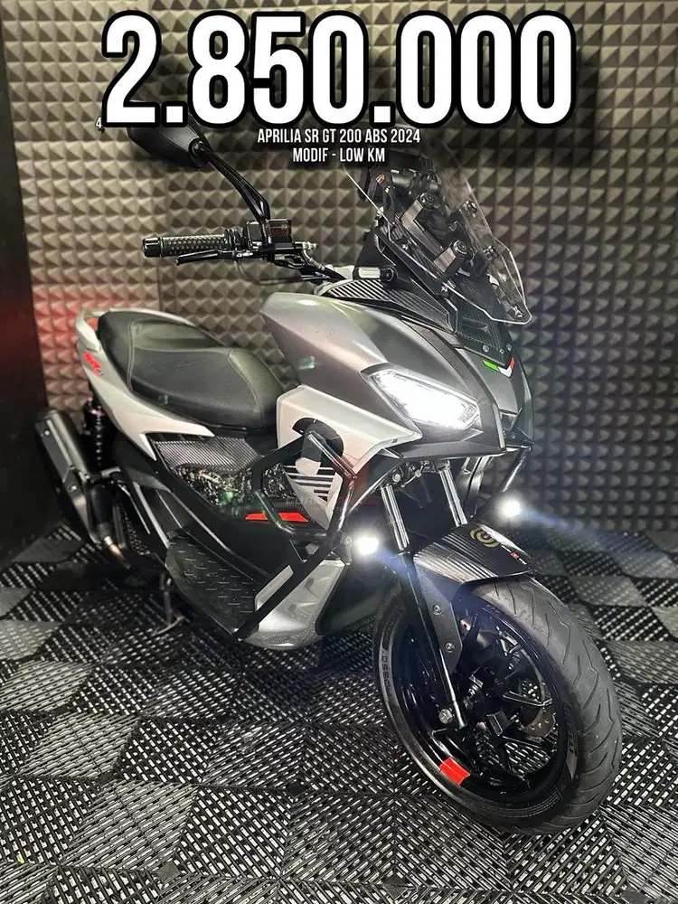 APRILIA SR GT 200 ABS IGET 2024 TOUR READY LOW KM RAWATAN SUPERB UNIT