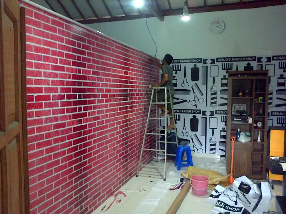 Wallpaper, Wallsticker, dan Wall Printing Custom