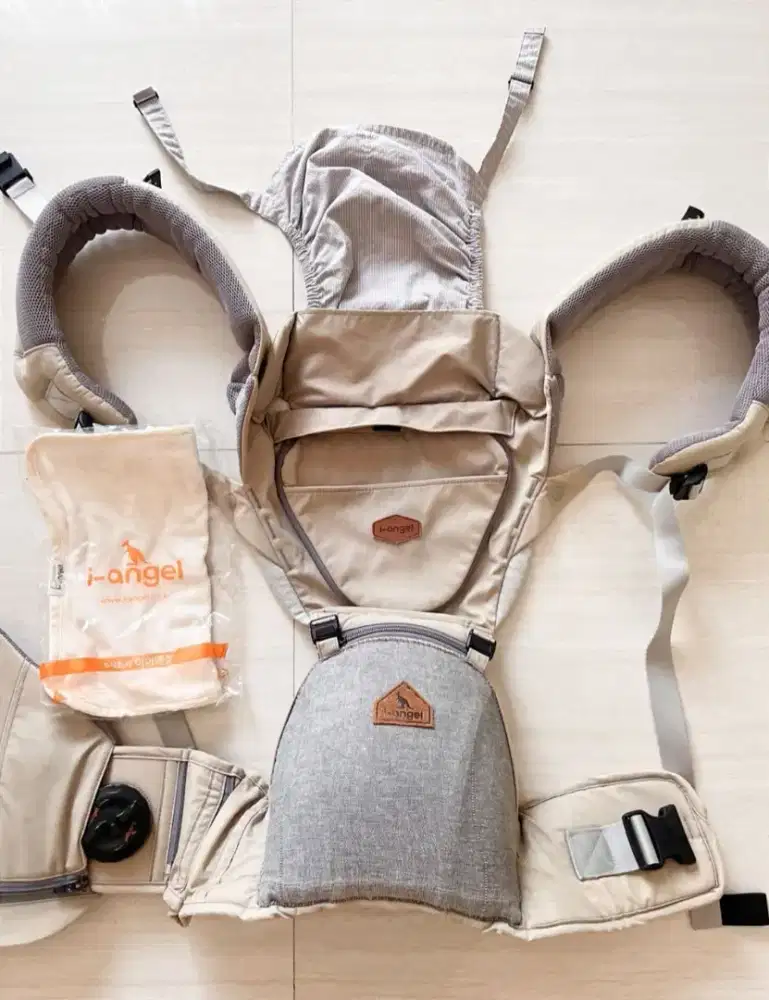 Preloved I-angel baby carrier with back spine support system