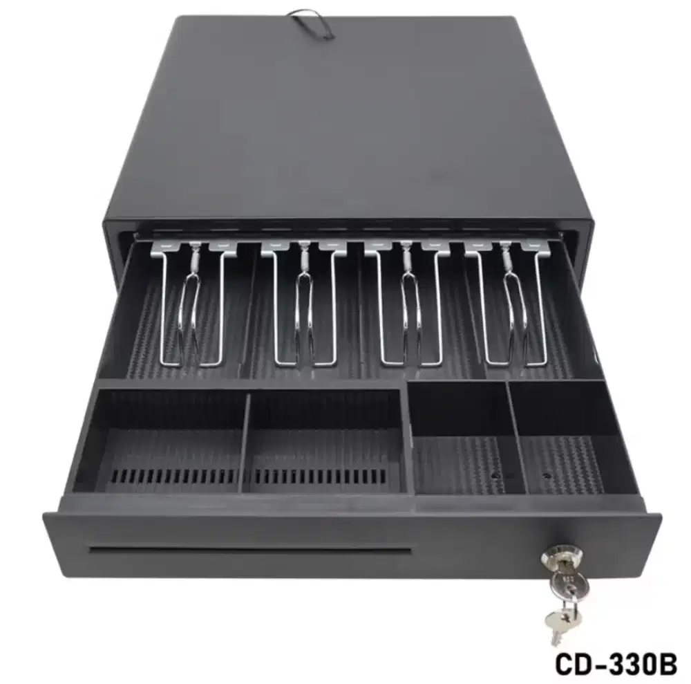 Laci Kasir Kassen cd-330b, 5 Slot Koin 4 Slot Uang