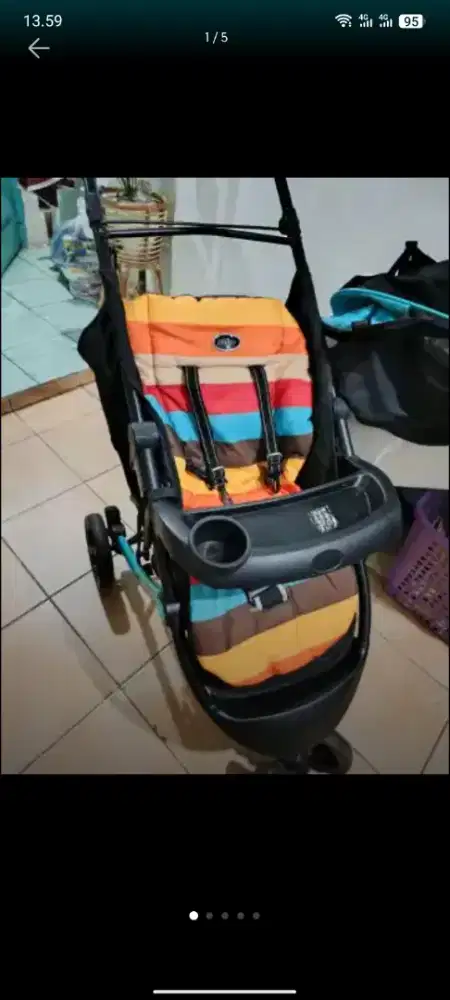 jual stroller bayi dan stoller lipat anak dapat 2 pcs
