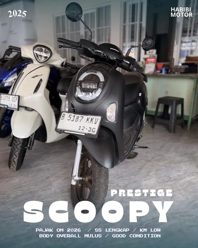 HONDA SCOOPY PRESTIGE 2025 GOOD CONDITION BISA PAYLATTER