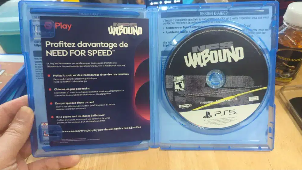 BD kaset Ps5 NFS Unbound