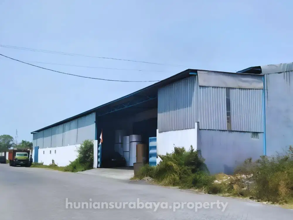 Gudang Industri 1398m2 Kalianak Surabaya Barat Lebar 50m