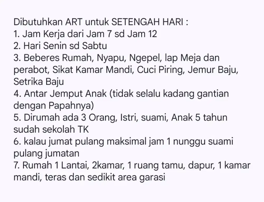 ART setengah Hari Rawakalong