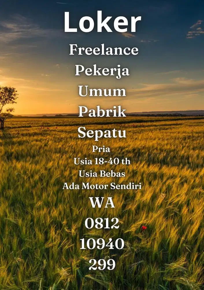 Loker Pekerja umum