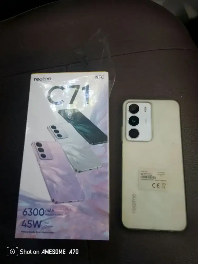 Dijual cepat hp realme C71 Ram 8/128 warna putih