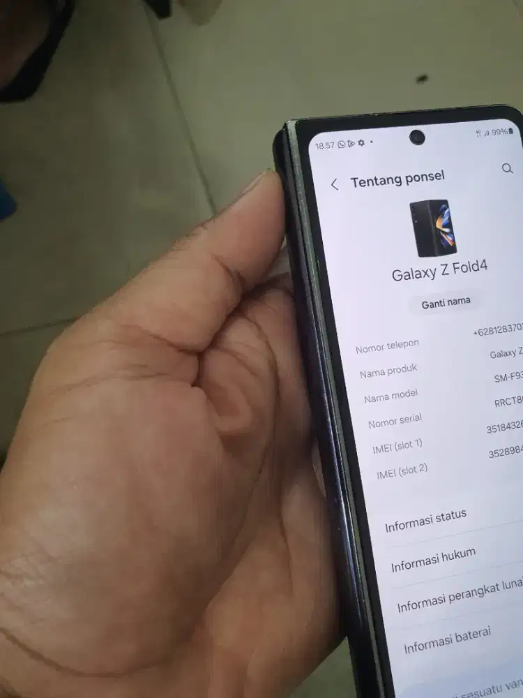 Samsung FOLD 4 12/256GB sein Murah