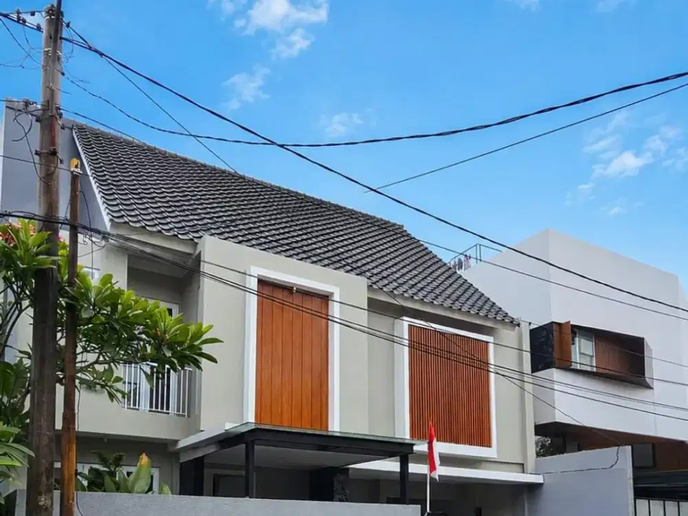 Rumah brand new modern tropis 2 lantai lokasi strategis di Bintaro Jaya sektor 9