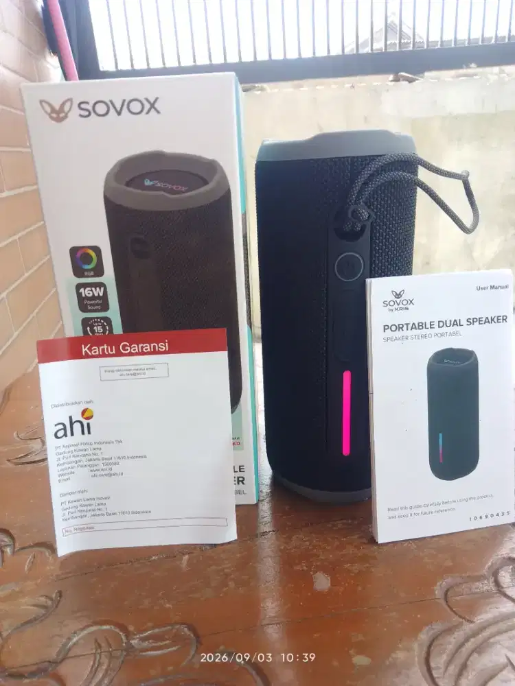 Sovox Mp3 portable dual speaker
