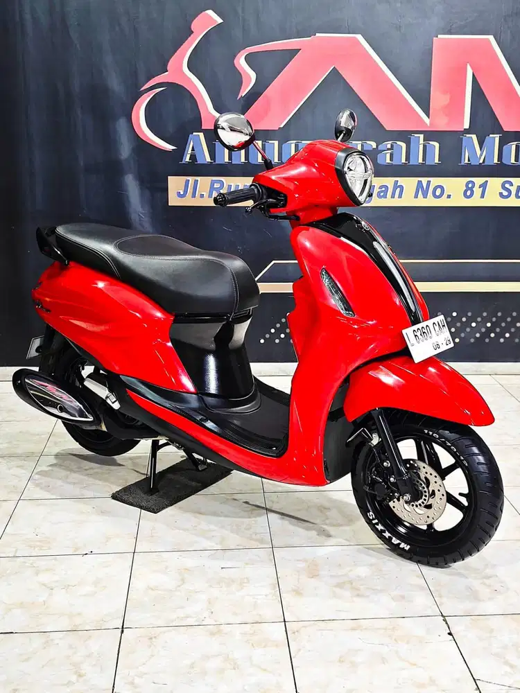 Yamaha Grand Filano 125cc Th 2024 Merah Glossy. Anugerah Motor Rungkut