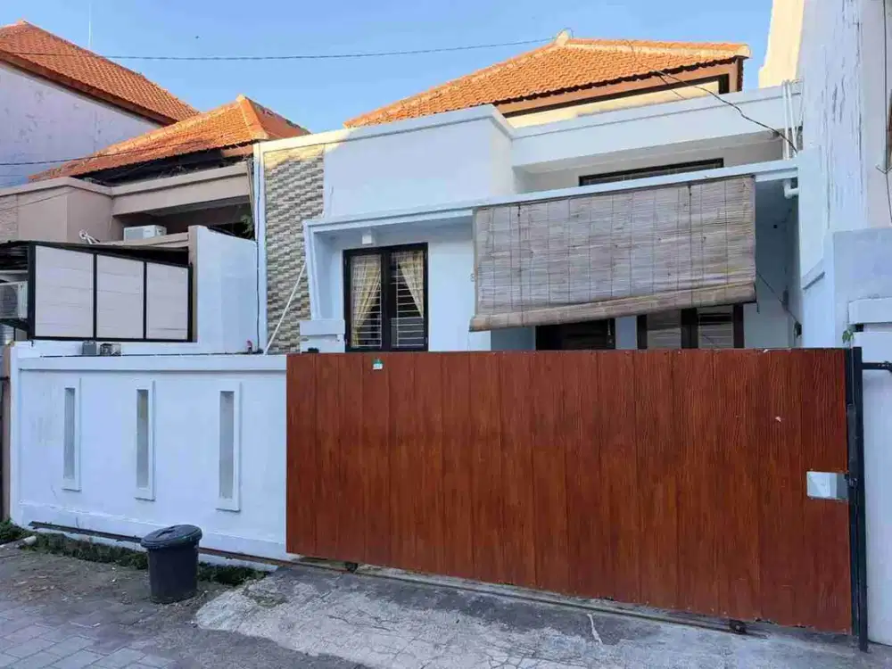 Sewa Tahunan Rumah Furnished 1lt Lokasi Jl Kuwum, Umalas Bali area Hunian Strategis dekat Pantai canggu