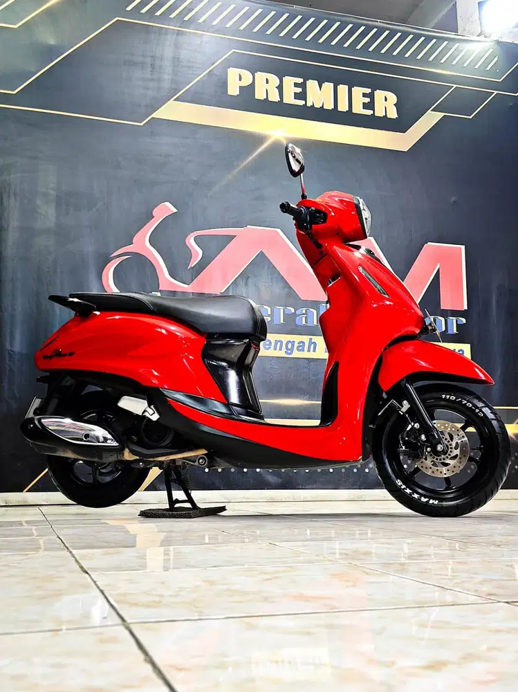 Yamaha Grand Filano 125cc Th 2024 Merah Glossy. Anugerah Motor Rungkut