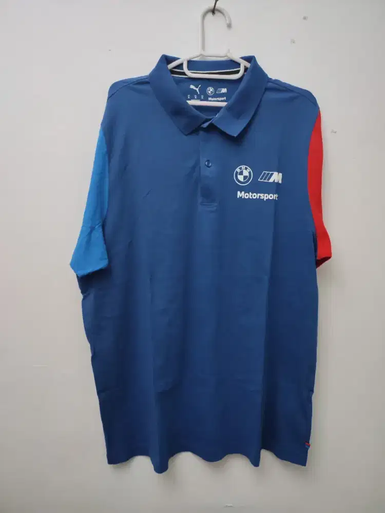 JUAL CEPAT POLO SHIRT SPORT BMW LIKE NEW GOOD CONDITION LAYAK PAKAI