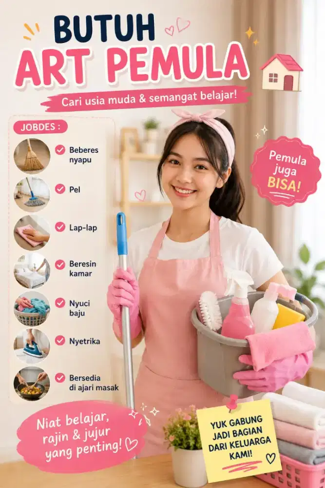 loker untuk pemula yg siap kerja