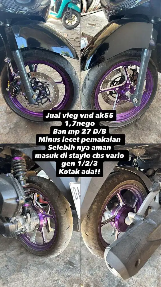 Velg VND Ak55 Staylo CBC Vario Gen1/2/3