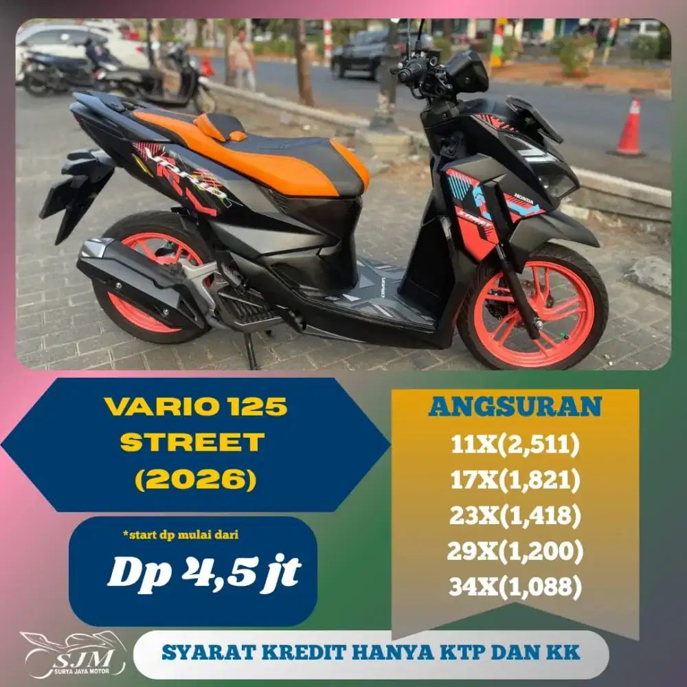 HONDA VARIO STREET 2026 MESIN HALUS