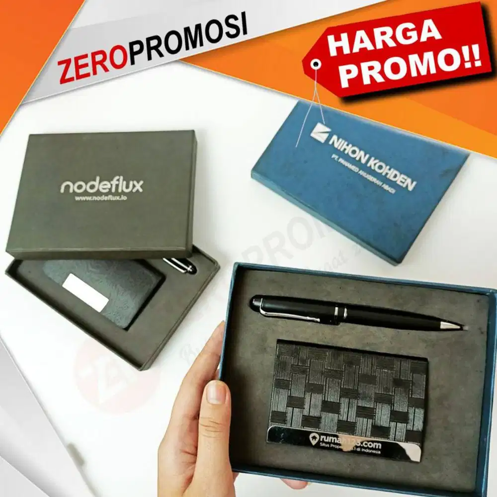 Gift Set 2IN1 Kode 201 Custom Logo untuk Corporate Gift
