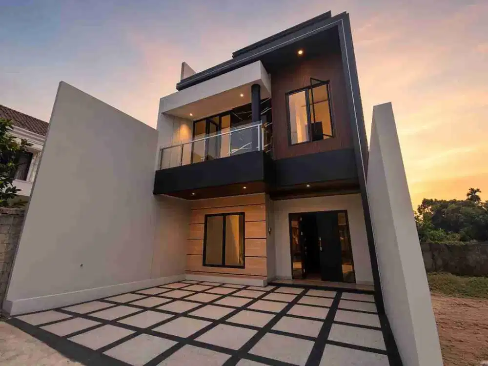 Di jual Rumah Mewah Kontemporer Modern, Lingkungan Nyaman dan Sangat Strategis di Kebagusan