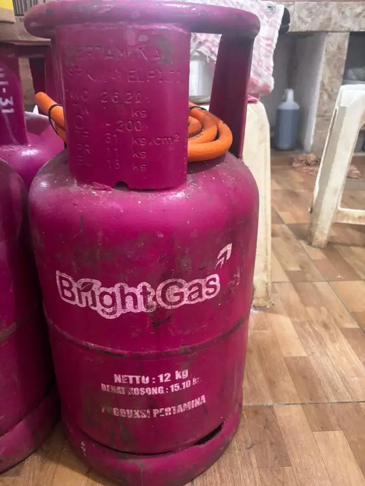 Tabung Bright Gas Pink 12 KG Second