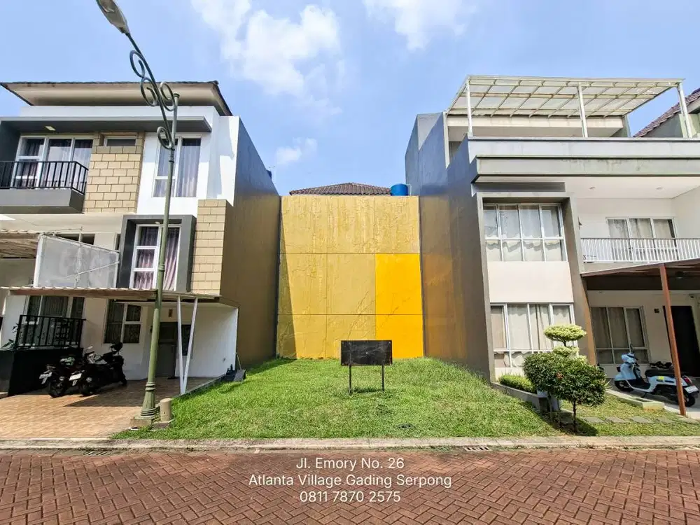 Kavling Siap Bangun Atlanta Village (Bisa Punya Rooftop Pribadi!)