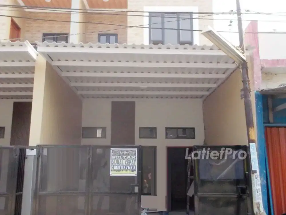 Rumah Jalan Utama di Harapan Indah bisa untuk Usaha