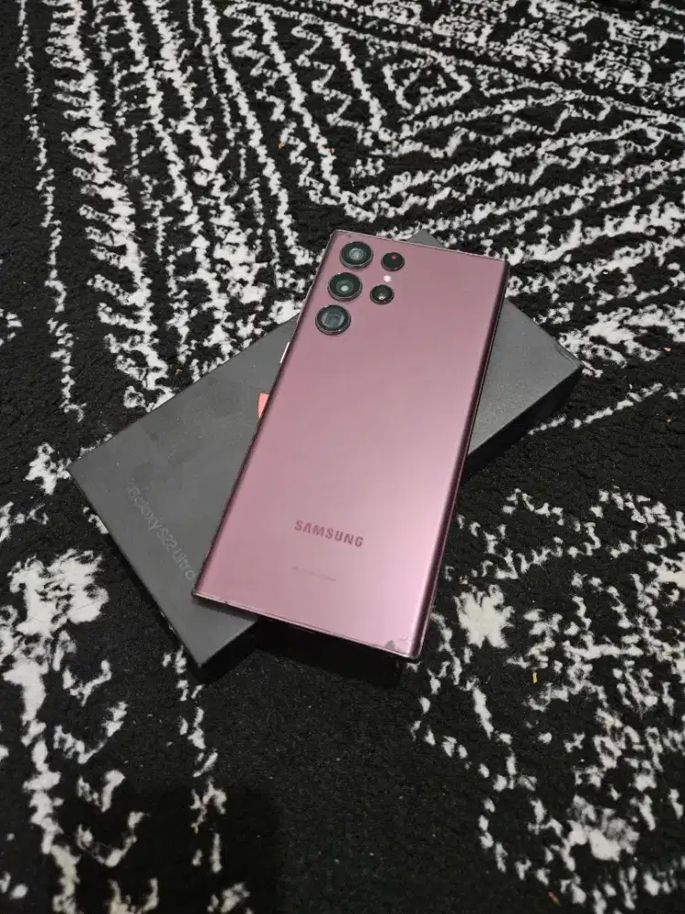 Samsung S22 Ultra 12/256GB Resmi Sein Burgundy