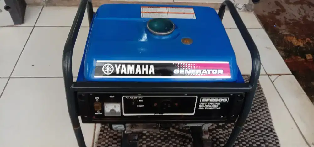 Genset/Generator Yamaha EF2600 (Kondisi 90%, masih ORI, Siap Pakai)