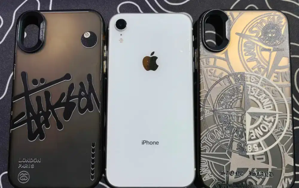 iPhone XR 64GB White Sinyal Permanen Part Ori 3uTools Hijau Padang