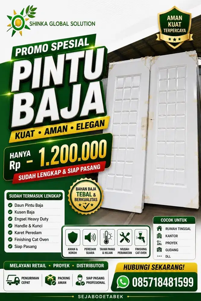 PINTU BAJA SUDAH FULL SET