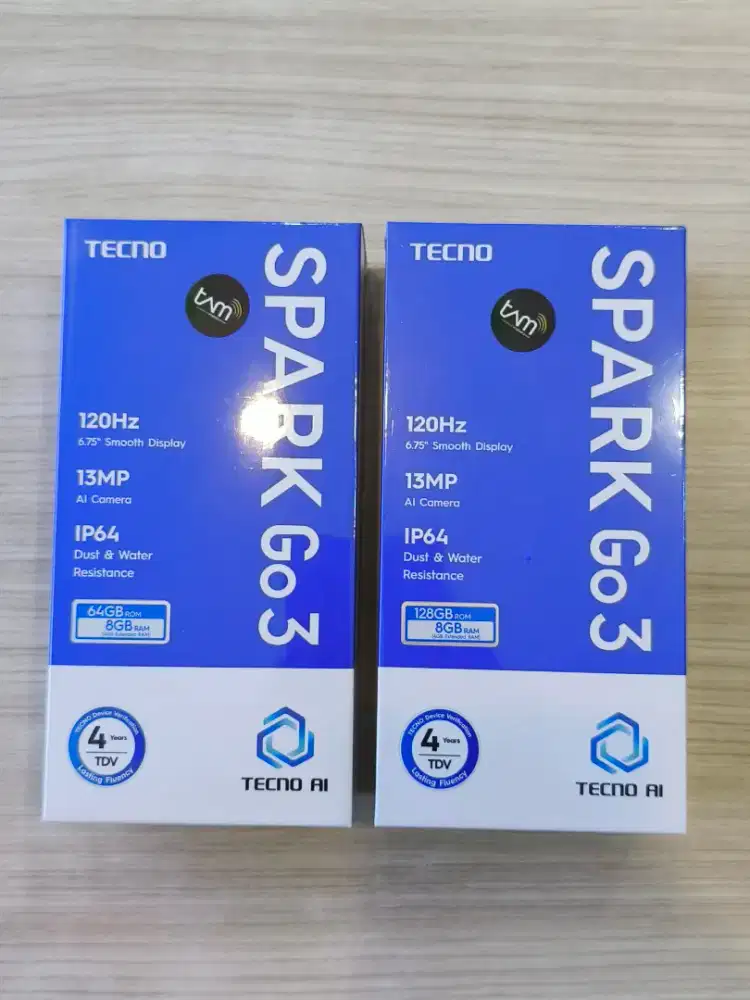 READY!!! Tecno Spark Go3 4/128GB New Garansi Resmi 1 Tahun