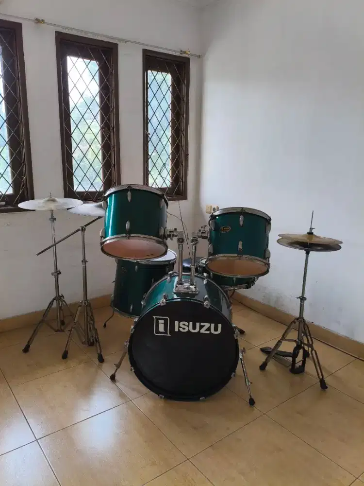 Drum Set Isuzu Vintage - Hijau (warna limited)