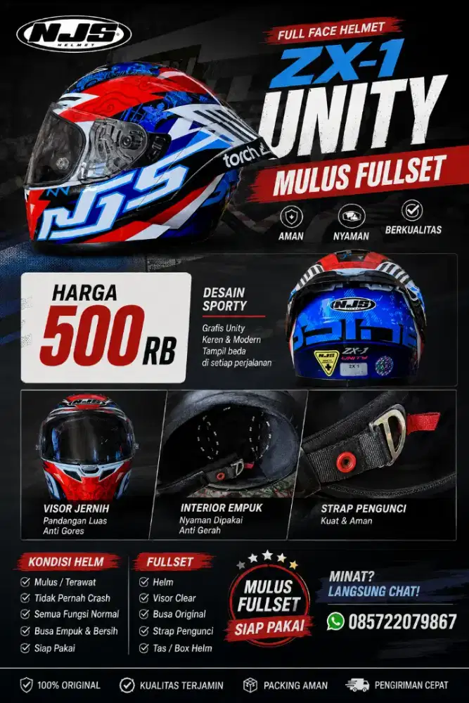 Helm NJS Zx-1 unity