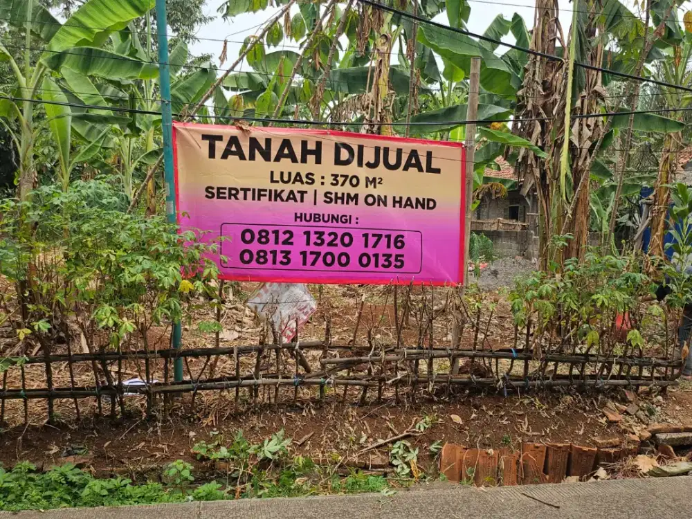 Tanah SHM Pekarangan 380