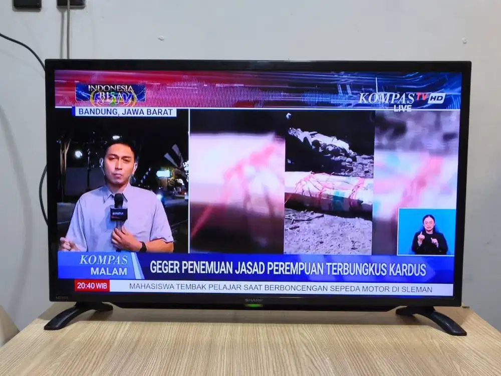 LED TV Digital TV Sharp Digital TV 32 Inch 2T-C32D11 Layar Jernih