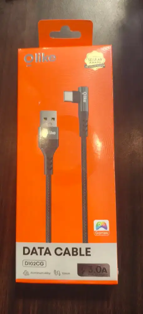 Kabel data Olike D102CG - USB TYPE C KABEL ELBOW L-SHAPE