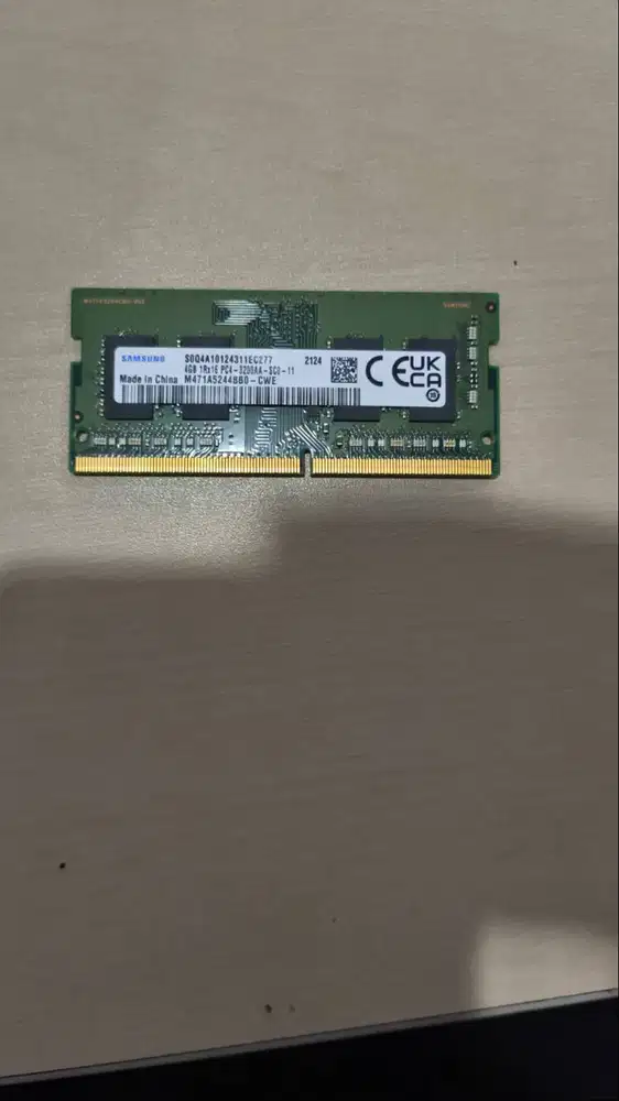 RAM SODIM SAMSUNG DDR4 4GB 3200MHz