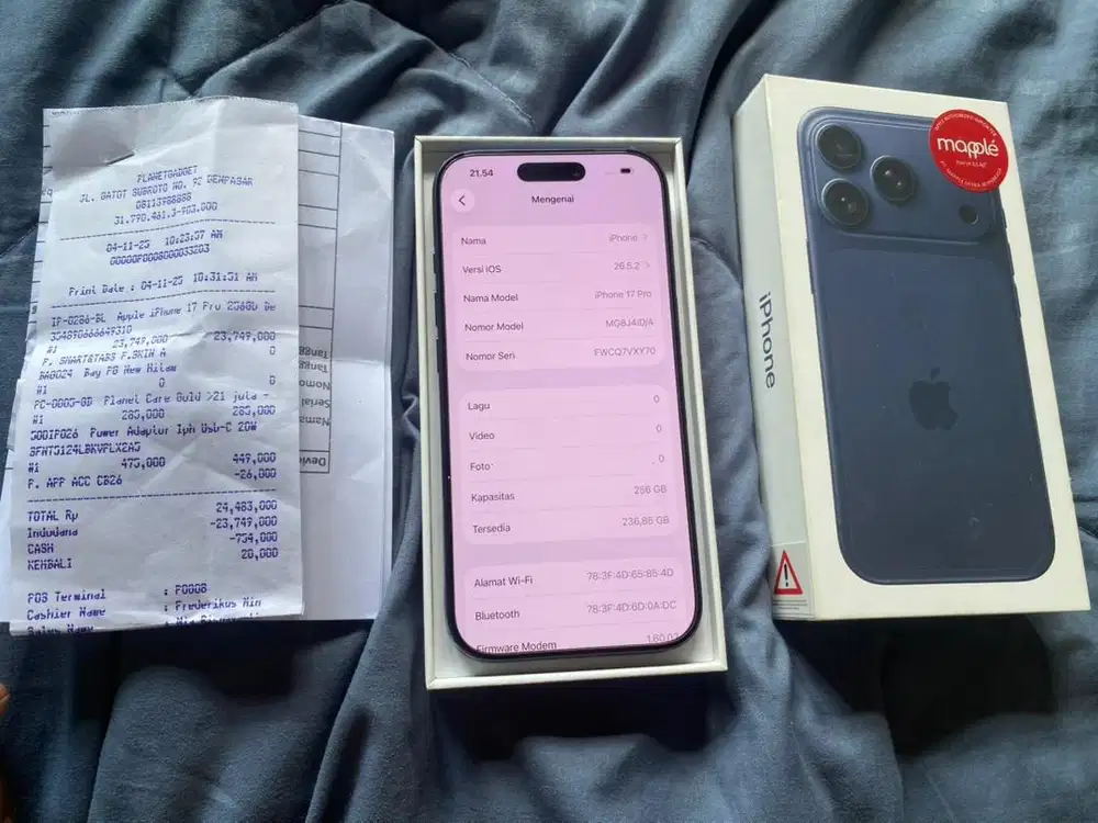 iphone 17pro 256gb ibox MURAH