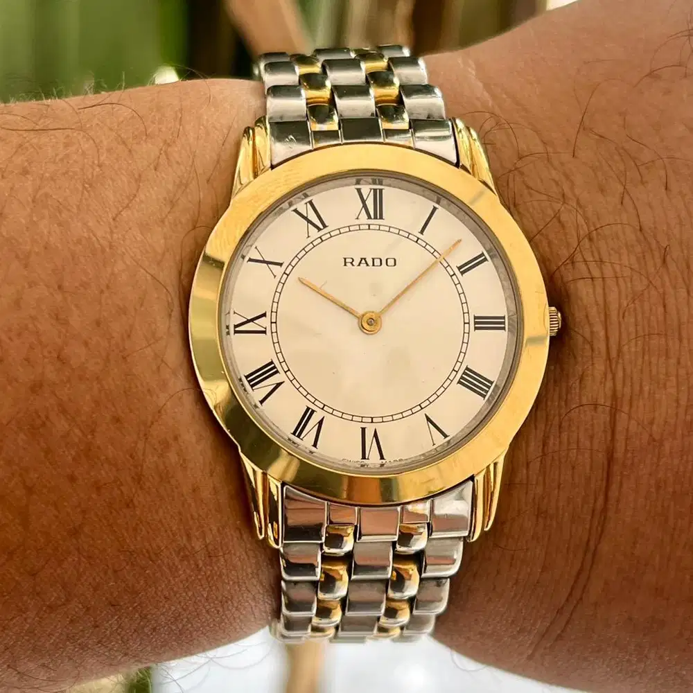 Rado Roman Dial Gold Plated Original