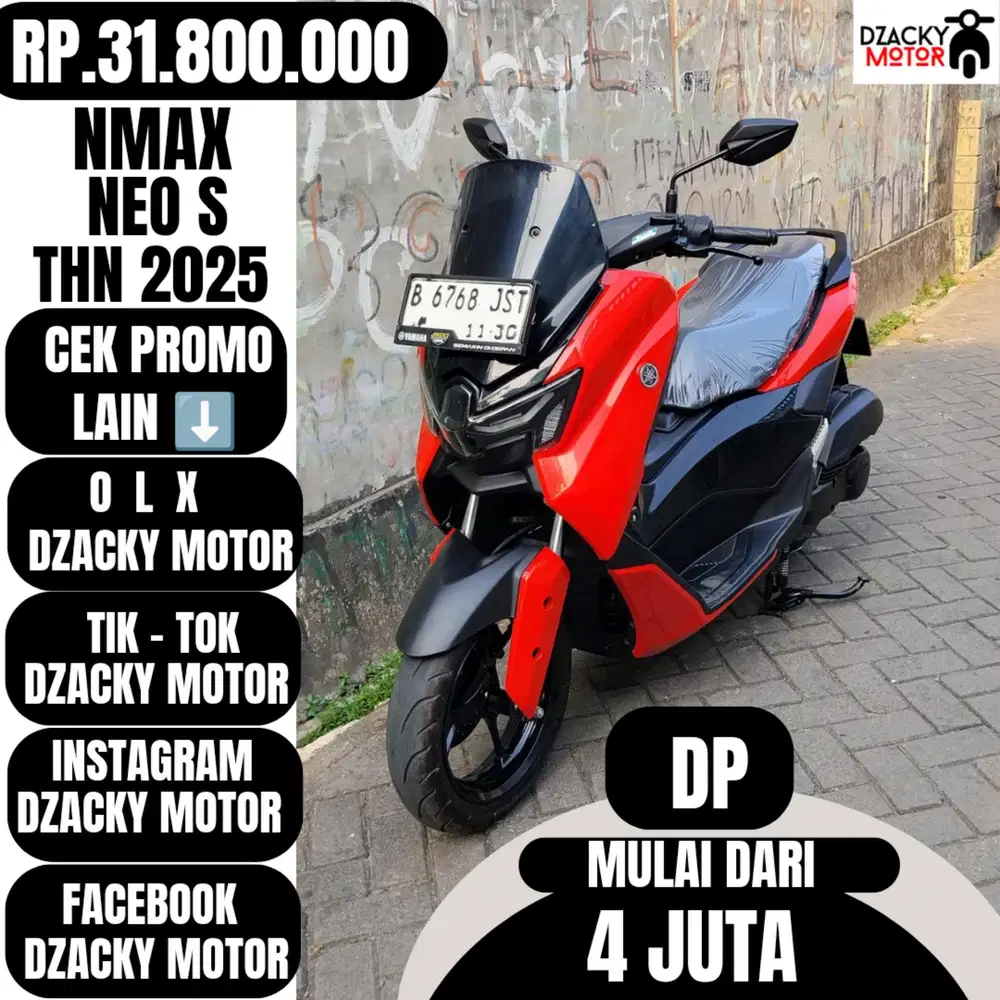 NMAX NEO S 2025 SECOND LIKE NEW