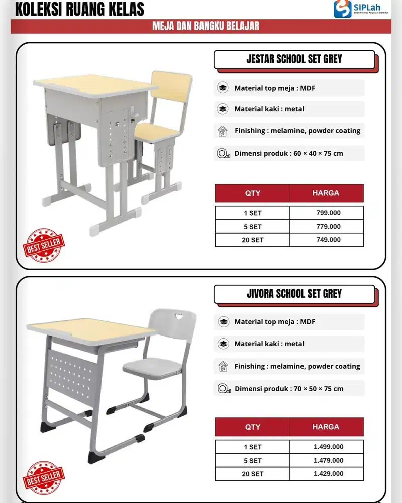 Jestar jivora bangku kelas