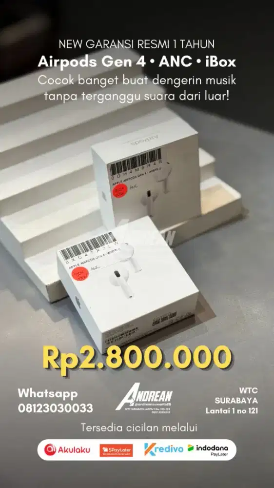 Airpods Gen 4 New Segel BNIB