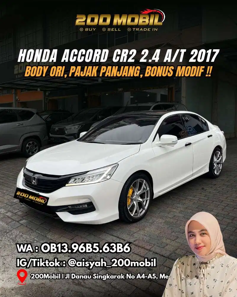 Honda Accord CR2 2.4 A/T 2017 Bensin